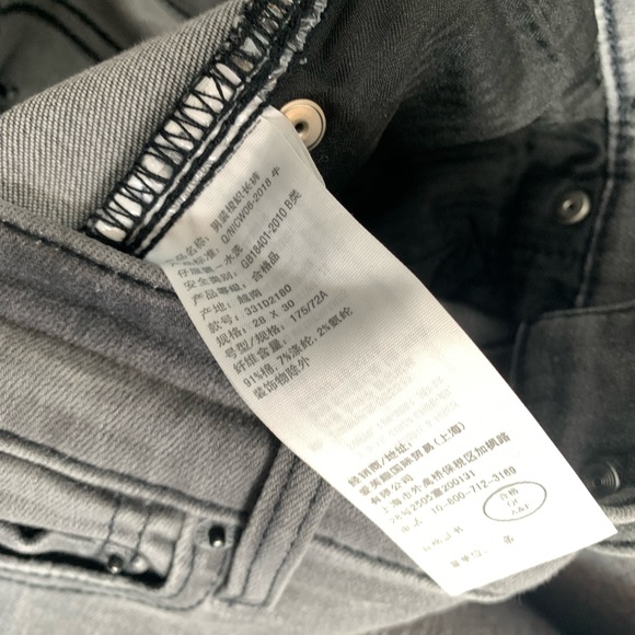 Hollister grey wash super skinny jeans. 28W 30L - Picture 6 of 6